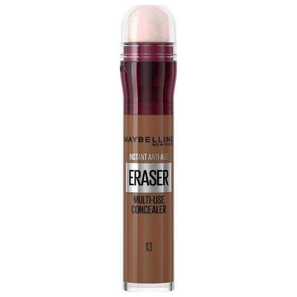 Maybelline  Maybelline Instant Anti-Age Eraser Concealer korektor do twarzy z gąbeczką 13 Cocoa 6.8ml