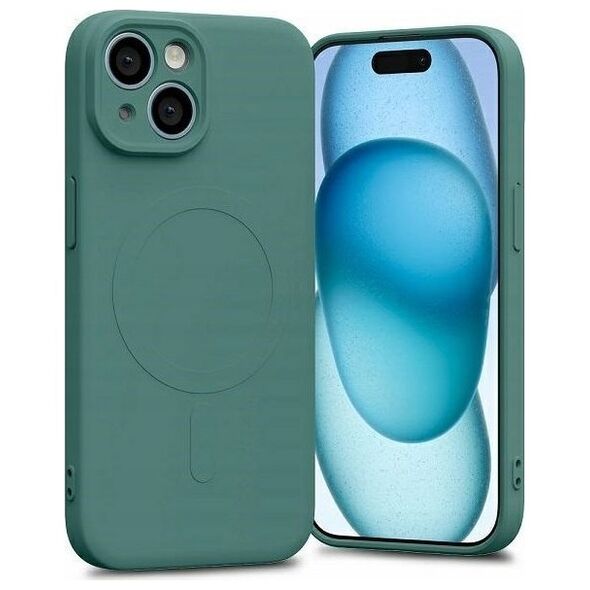 Mercury Mercury MagSafe Semi-Silicone iPhone 15 6,1" zielony/green