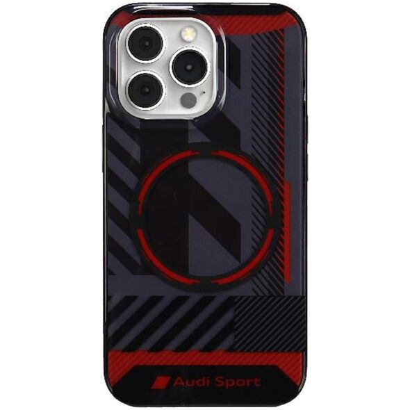Audi Audi IML Sport MagSafe Case iPhone 13 Pro Max 6.7" czarny/black hardcase AU-IMLMIP13PM-RSQ/D2-BK