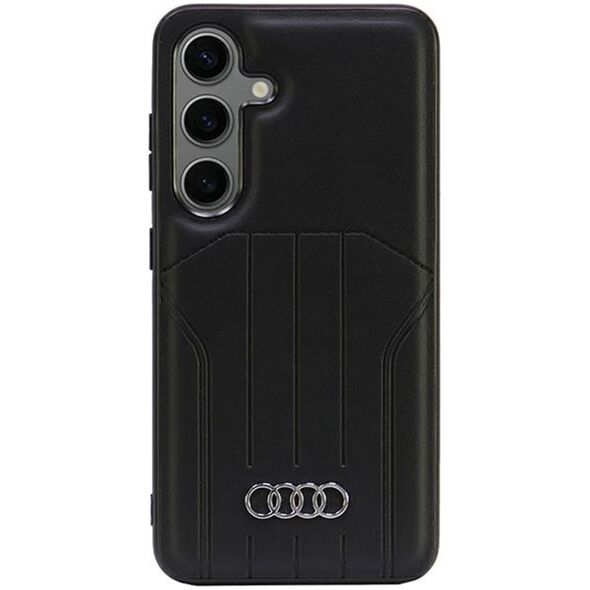 Audi Audi Synthetic Leather MagSafe S24 S921 czarny/black hardcase AU-TPUPCMS24-Q5/D1-BK