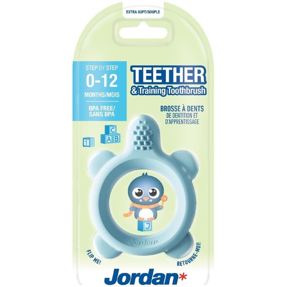 Orkla JORDAN Teether Gryzak i szczoteczka treningowa 0 -12 lat