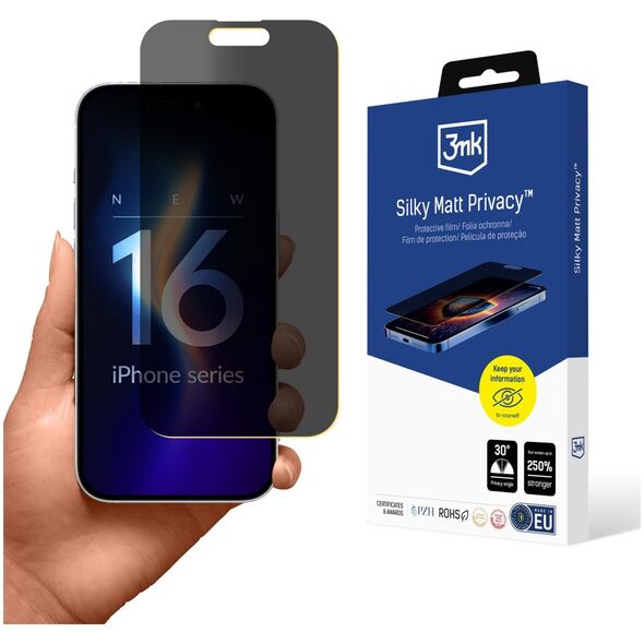 3MK 3mk Silky Matt Privacy do Apple iPhone 16 Plus