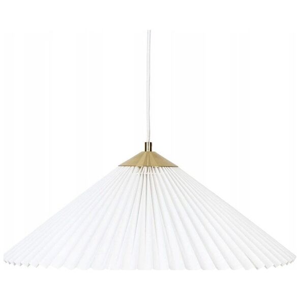 Atmosphera Lampa wisząca biała JIL harmonijka, Ø 49 cm