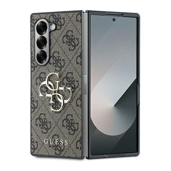 Guess case for Samsung Galaxy Z Fold6 GUE003740 brown 4G Metal Logo 3666339313159