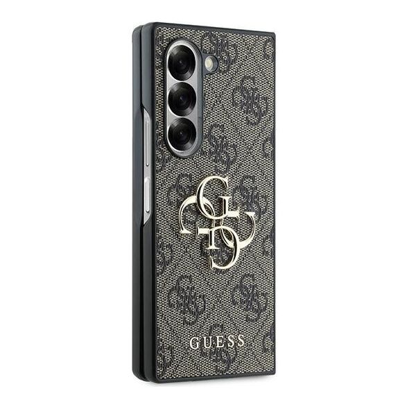Guess case for Samsung Galaxy Z Fold6 GUE003740 brown 4G Metal Logo 3666339313159