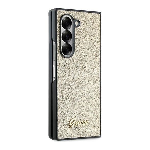 Guess case for Samsung Galaxy Z Fold6 GUE003746 gold 4G Glitter Script 3666339322700