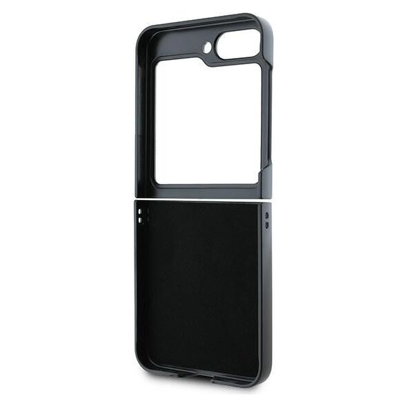 Karl Lagerfeld case for Samsung Galaxy Z Flip6 KF002199 black Saffiano Monogram 3666339322441