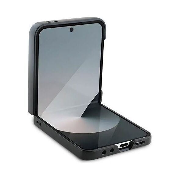 Karl Lagerfeld case for Samsung Galaxy Z Flip6 KF002200 black Saffiano Metal Pin 3666339322502