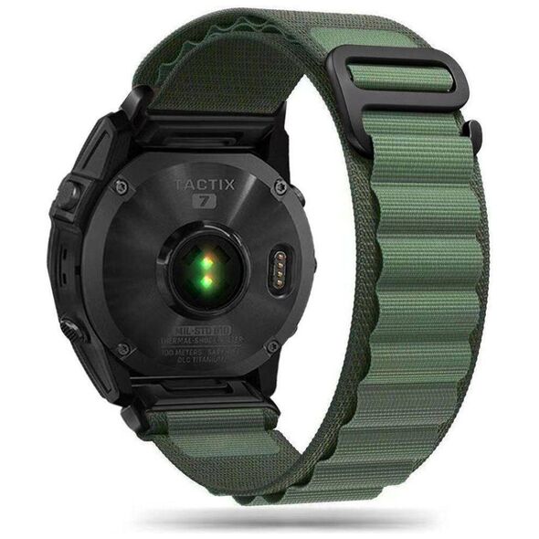Strap for GARMIN FENIX 5 / 6 / 6 PRO / 7 Tech-Protect Nylon Pro green 9319456607734