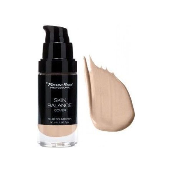 Pierre Rene Podkład do twarzy Skin Balance Cover Fluid Foundation 23 Nude 30ml