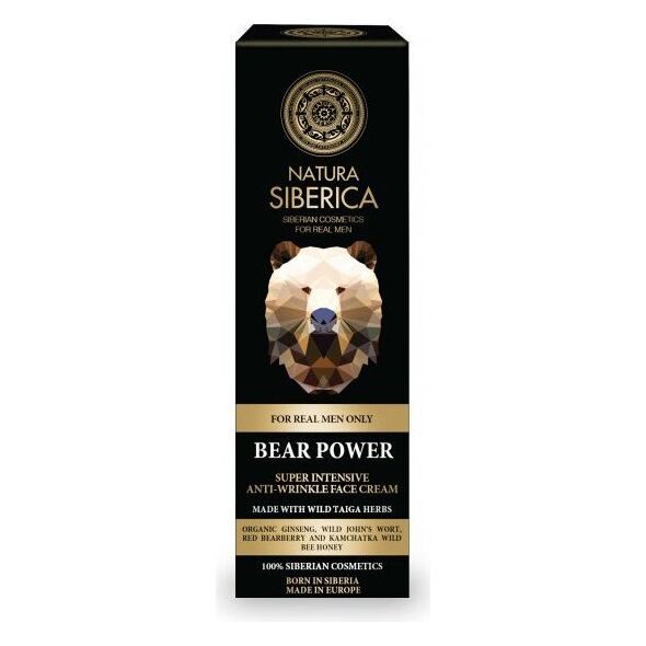 Natura Siberica Men Intensywny krem przeciwzmarszczkowy Siła Niedźwiedzia 50ml