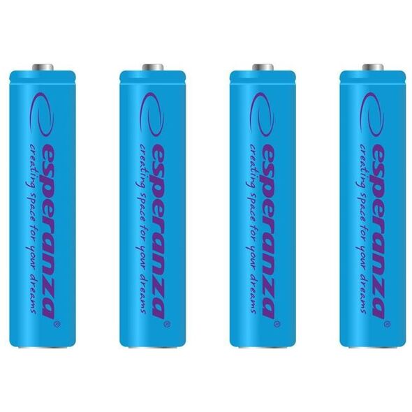 Esperanza Akumulator niebieskie AAA / R03 1000mAh 4 szt.