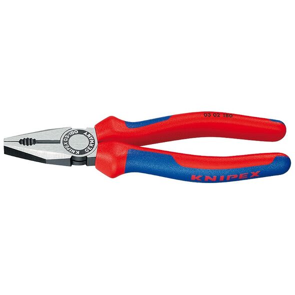 Knipex Szczypce uniwersalne rękojeść wielokomponentowa 180mm (03 02 180)