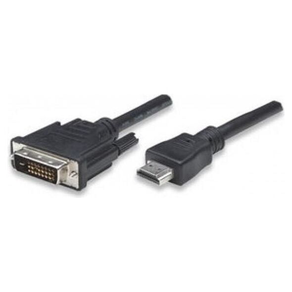 Kabel Techly HDMI - DVI-D 1.8m czarny (304611)
