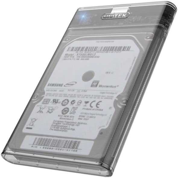 Kieszeń Unitek USB 3.2 Gen 1 - SATA6G 2.5 HDD/SSD DiskGuard Limpid R (S1103A)