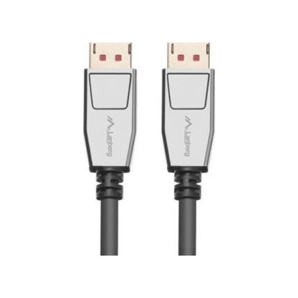 Kabel Lanberg DisplayPort - DisplayPort 1.8m srebrny (CA-DPDP-20CU-0018-BK)