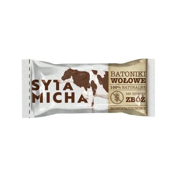 Syta Micha SYTA MICHA Batoniki monoproteinowe wołowe dla psa 25g