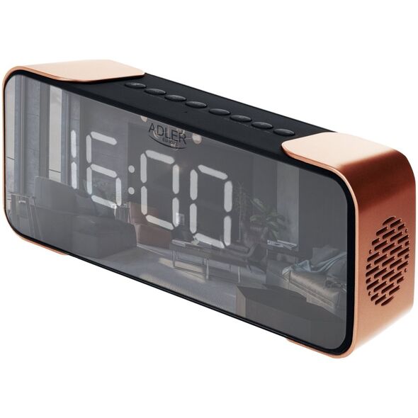Radiobudzik Adler Radiobudzik AD1190 miedziany