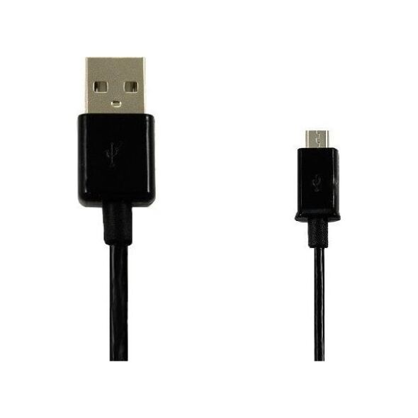 Kabel USB Vega USB-A - microUSB 1 m Czarny (14821)