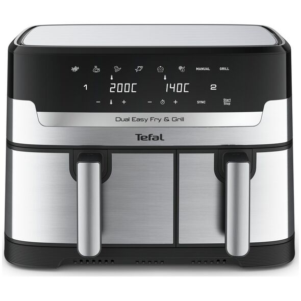 Frytkownica beztłuszczowa Tefal DualEasy Grill EY905D
