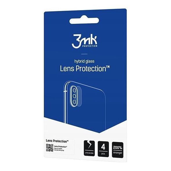 3MK 3MK Lens Protect Motorola Edge 50 Fusion Ochrona na obiektyw aparatu 4szt