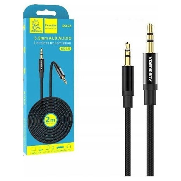 Kabel Qed KABEL STEREO DENMEN JACK DO JACK 3,5 CALA 2M DX05>