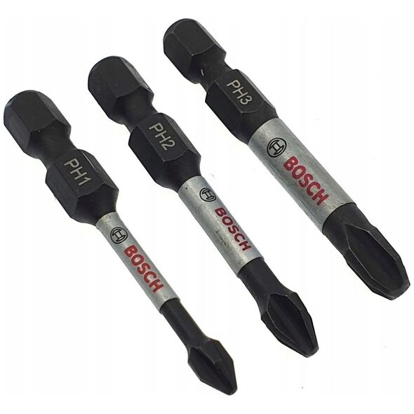 Bosch ZESTAW BITOW IMPACT CONTROL 3 SZT. 50MM / PH1, PH2, PH3 / BOSCH