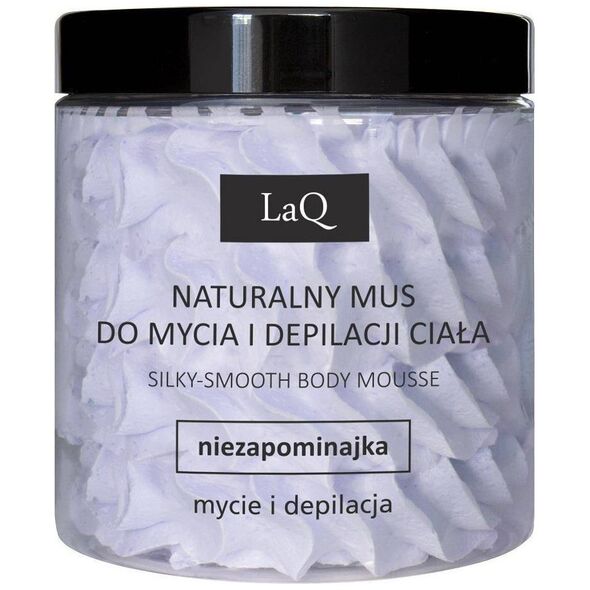 LaQ LAQ Naturalny mus do mycia i depilacji ciała Niezapominajka 250ml