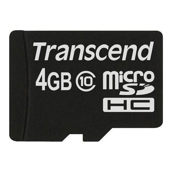 Karta Transcend 133x MicroSDHC 4 GB Class 10  (TS4GUSDC10)