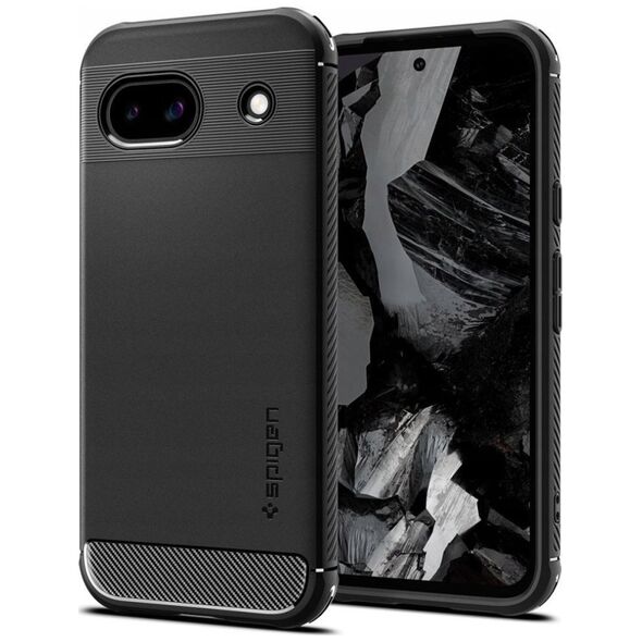 Spigen Spigen Rugged Armor, matte black - Google Pixel 8a