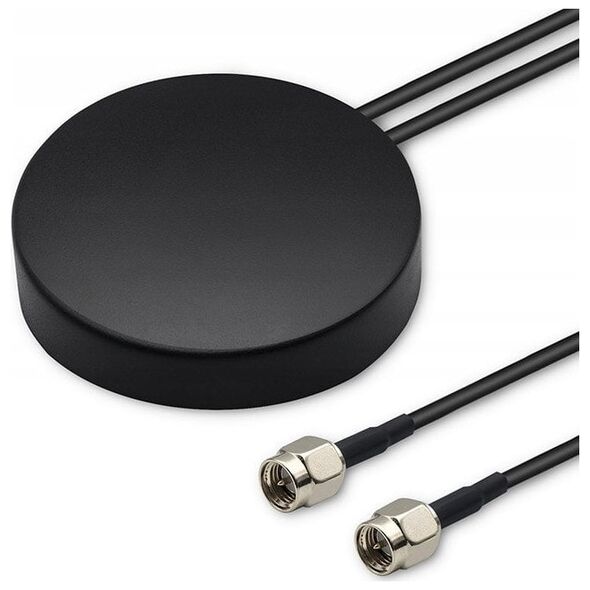 Antena Qoltec Antena GPS Qoltec +4G GLONASS dookólna | 28dBi | 50W | 2 x SMA męski | Zewnętrzna