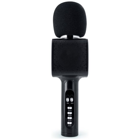 Mikrofon BigBen Big Ben Mikrofon do Karaoke Bluetooth Podświelnie 15W Czarny