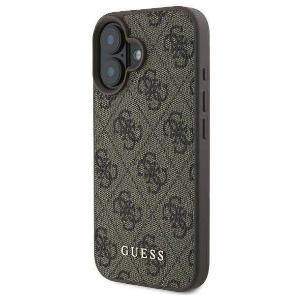 Original Case IPHONE 16 PLUS Guess Hardcase 4G Classic (GUHCP16MG4GFBR) brown 3666339346010