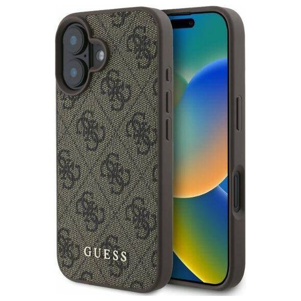 Original Case IPHONE 16 Guess Hardcase 4G Classic (GUHCP16SG4GFBR) brown 3666339346003