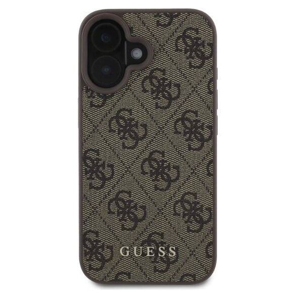 Original Case IPHONE 16 Guess Hardcase 4G Classic (GUHCP16SG4GFBR) brown 3666339346003