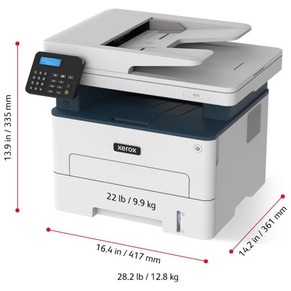 Xerox B225V_DNI Laser MFP (B225V_DNI) (XERB225VDNI) έως 12 άτοκες Δόσεις