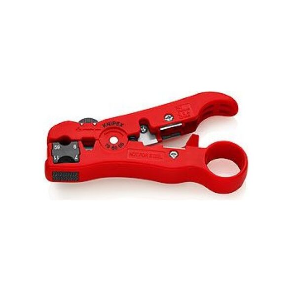 Knipex Narzędzie do ściągania izolacji kabla koncentrycznego i kabla danych 125mm (166006SB)