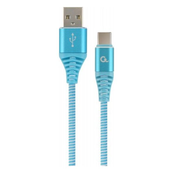 Kabel USB Gembird USB-A - USB-C 2 m Niebieski (CC-USB2B-AMCM-2M-VW)