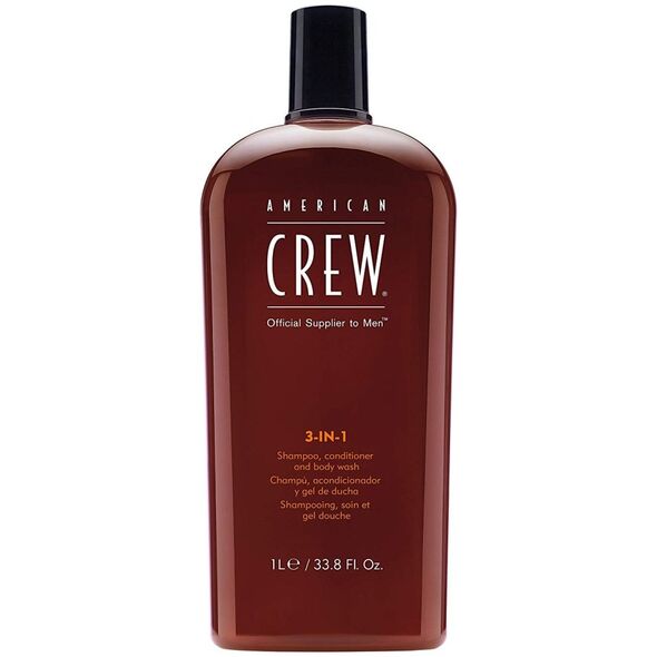 American Crew Official Supplier To Men 3-In-1 Shampoo conditioner and body wash 1000ml
