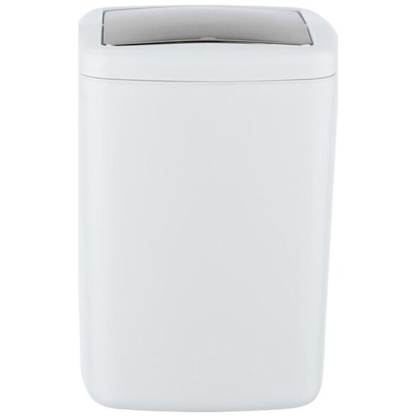 Kosz na śmieci Wenko Kosz kosmetyczny Swing, 8,5 L, rozmiar L, kolor biały, Wenko