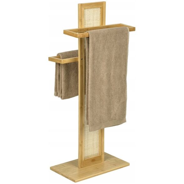 Wenko Stojak na ręczniki ALLEGRE BAMBOO, 88 cm, WENKO