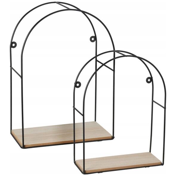 Home Styling Collection Półki dekoracyjne ścienne, 2 rozmiary