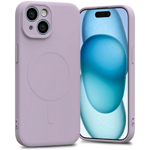 Mercury Mercury MagSafe Semi-Silicone iPhone 15 6,1" liliowy fiolet /lilac purple