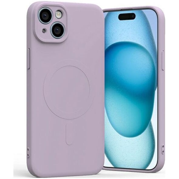 Mercury Mercury MagSafe Semi-Silicone iPhone 15 Plus 6,7" liliowy fiolet /lilac purple
