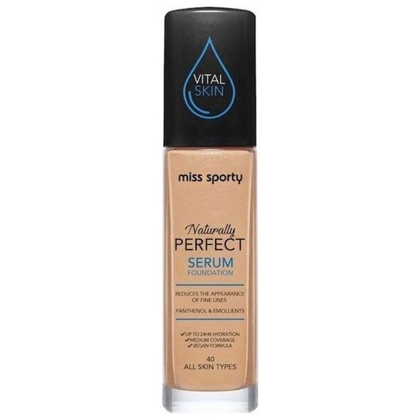 MISS SPORTY_Naturally Perfect All Skin Serum Foundation podkład do twarzy 40 Neutral 30ml