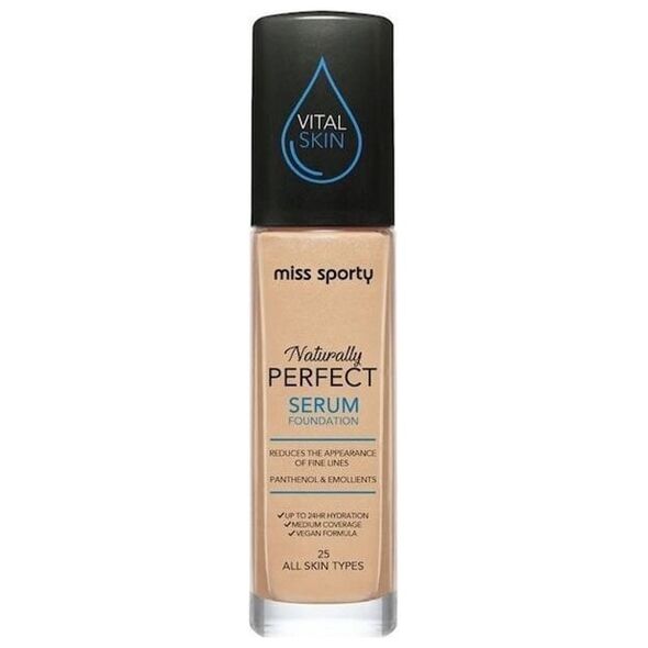 MISS SPORTY_Naturally Perfect All Skin Serum Foundation podkład do twarzy 25 Warm 30ml