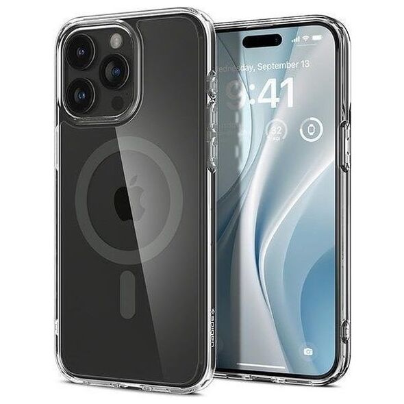 Spigen Spigen Ultra Hybrid MAG iPhone 15 Pro 6.1" Magsafe grafitowy/graphite ACS06716