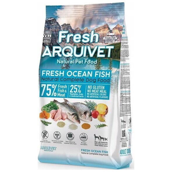 ARQUIVET ARQUIVET Fresh Ryba Oceaniczna - półwilgotna karma dla psa - 10 kg