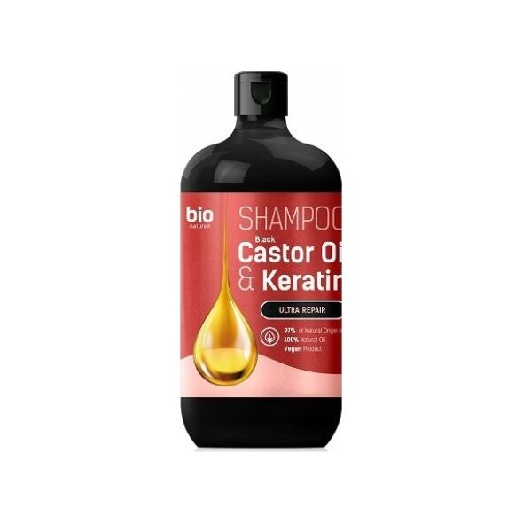 BIO NATURELL_Shampoo Ultra Repair szampon do włosów Castor Oil &amp| Keratin 946ml