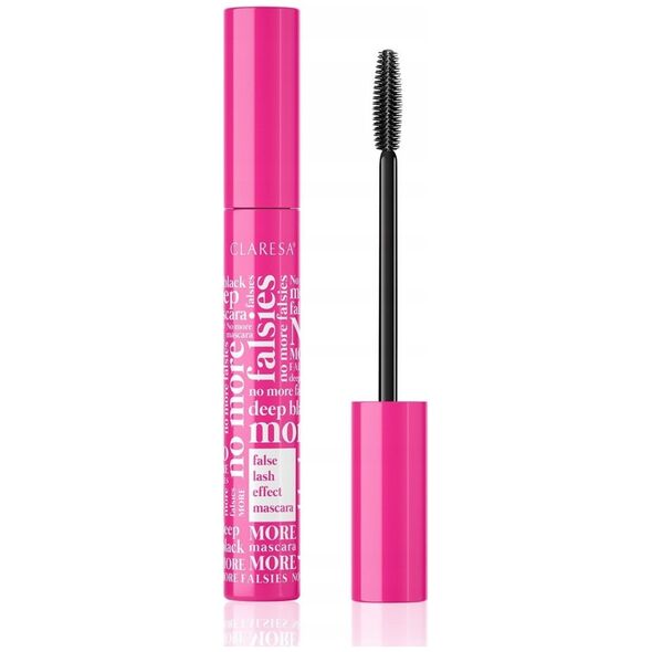 CLARESA_No More Falsies pogrubiający tusz do rzęs Mascara Efekt 10g